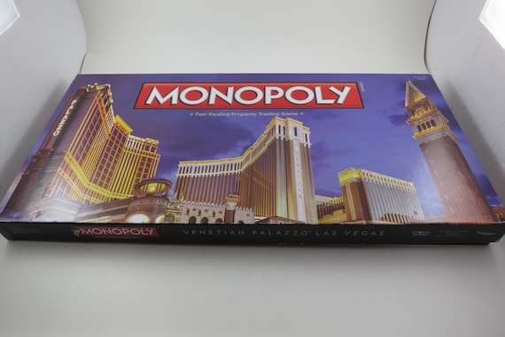Venetian Plaza Las Vegas Edition Monopoly 100% Complete