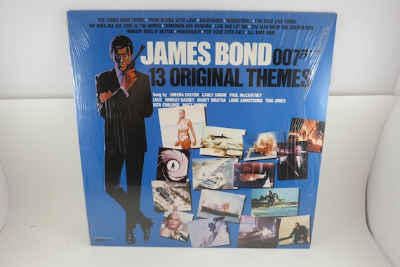 Vintage 1983 James Bond 007 Vinyl LP - Thirteen Original Themes - Near Mint
