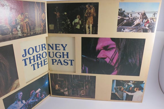 Vintage 1972 Vinyl LP Record Set Journey Through The Past Neil Young