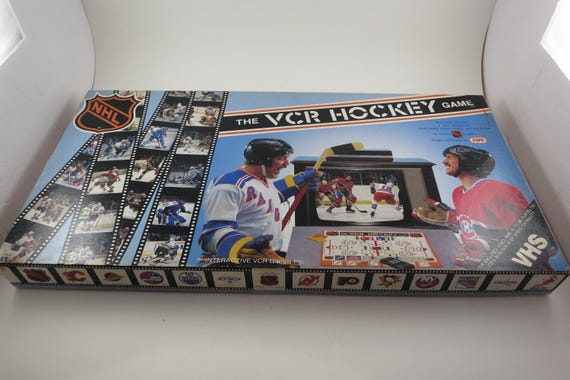 Vintage 1987 NHL VCR Hockey Board Game 100% Complete
