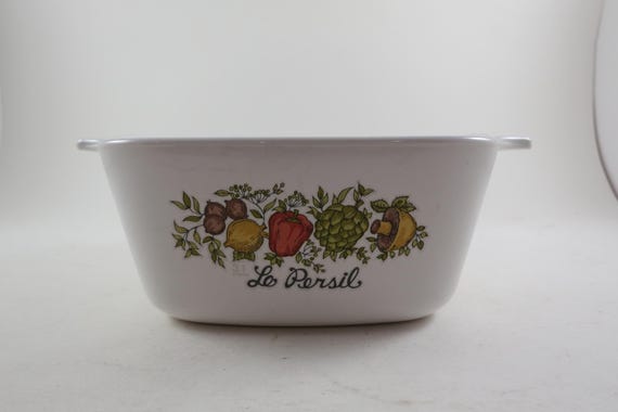 Vintage Corning Ware Spice O' Life Dish, 22 oz