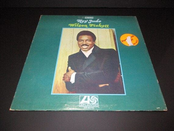 Vintage 1969 Vinyl LP Record Hey Jude Wilson Pickett Rare White Label Promo Pressing Excellent Condition 70153