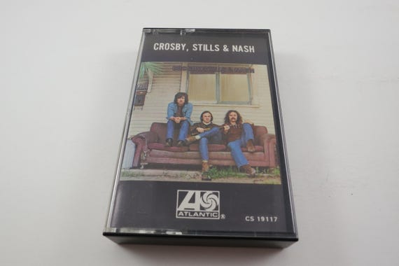 Vintage 1980's Crosby Stills & Nash Cassette Tapes Self Titled Deja Vu American Dream Daylight Again Sold Individually
