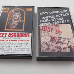 ozzy osbourne the ultimate sin cassette tape