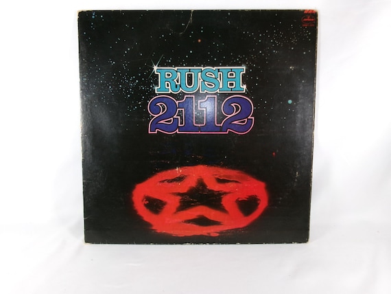 1976 Vinyl LP Record Rush 2112 EX