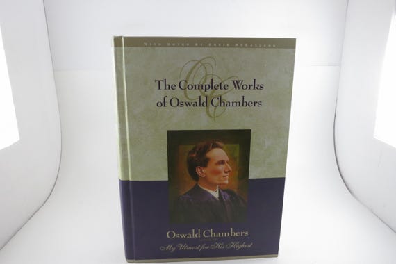 2000 Hard Cover Book The Complete Works of Oswald Chambers (Includes CD-Rom)