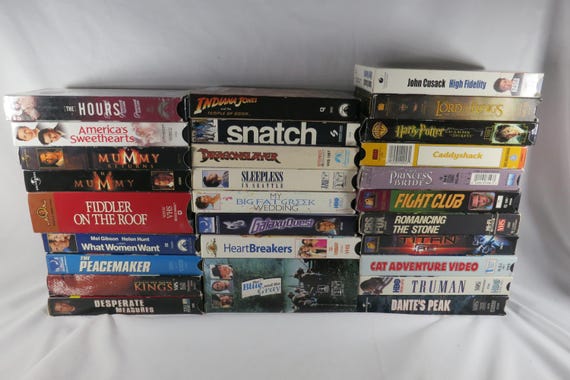 Vintage 80's/90's/00's VHS Tapes Collection 3 All Guaranteed Sold individually