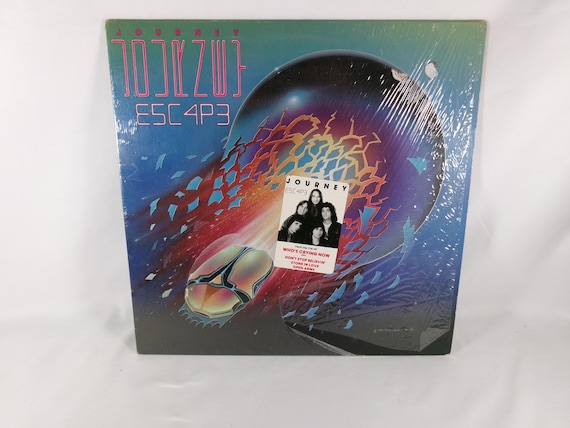 1981 Vinyl LP Record Journey Escape In Shrink Hype Sticker EX