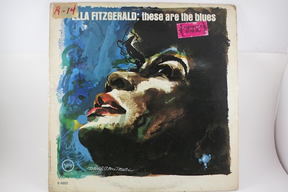 Vintage 1964 Vinyl LP Record These are the Blues Ella Fitzgerald