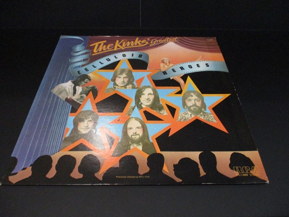 Vintage 1981 Vinyl LP Record Celluloid Heroes The Kinks Greatest Hits Excellent Condition 67818