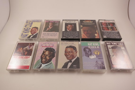 Vintage 1980's Nat King Cole Cassette Tapes Unforgettable Magic Christmas Song Best Of Sold Individually