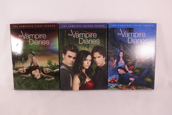 The Vampire Diaries Seasons 1,2,3 DVD Box Sets Complete