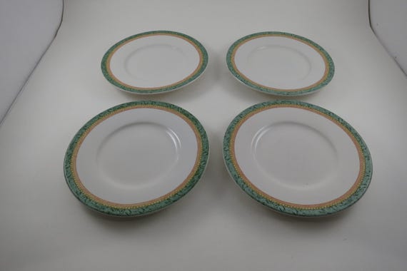 Vintage Pfaltzgraff French Quarter Stoneware Bread Plates Set of 4