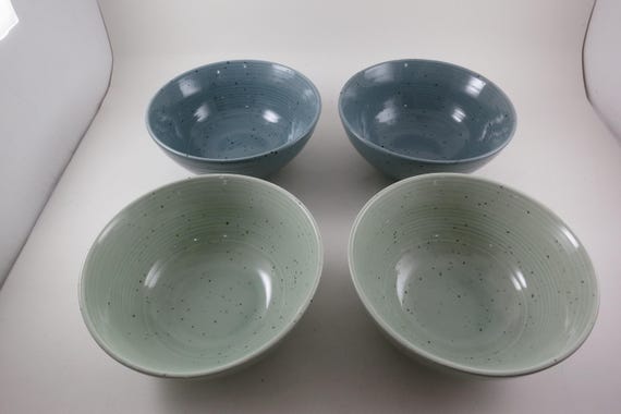 Siterra Painter's Palette by Sango 5 Inch Coupe Soup Bowls-Set of 4