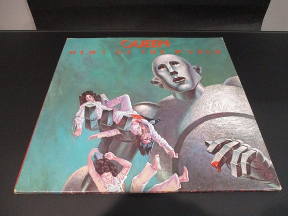 Vintage 1977 Vinyl LP Record Queen News of The World Near Mint Condition Original US Pressing 67349