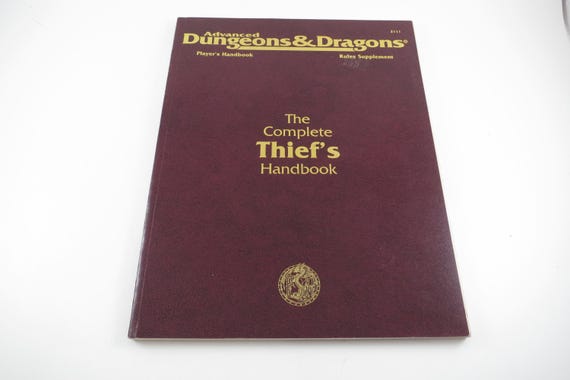 1991 TSR Advanced The Complete Thief's Handbook: Player's Handbook Rules Supplement
