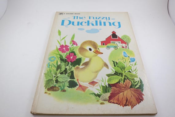 Vintage 1975 Big Golden Book The Fuzzy Duckling 5th Printing Excellent Condition