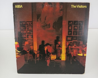Vintage 1981 Vinyl LP Record Abba The Visitors Very Good Condition
