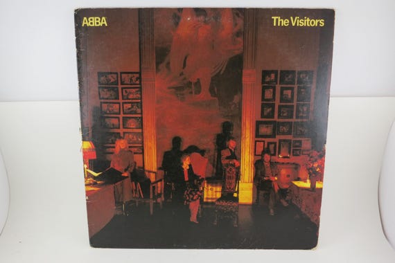 Vintage 1981 Vinyl LP Record Abba The Visitors Very Good Condition