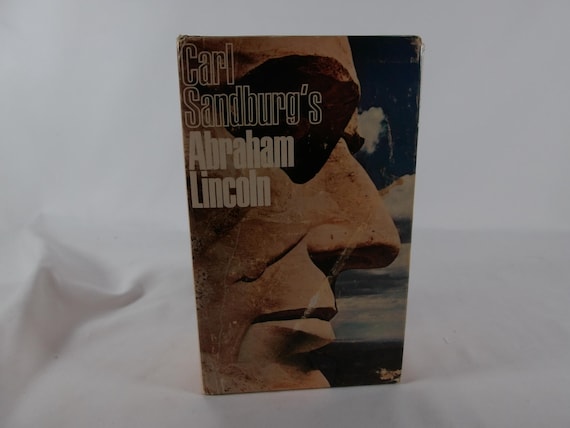 1974 Carl Sandburg's Abraham Lincoln Prairie War Years Three Volume Box Set