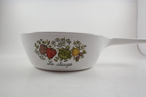 1972-1979 Corning Ware Spice O' Life Pattern P-81 B Menuette 1 Pint Saucepan Excellent Condition