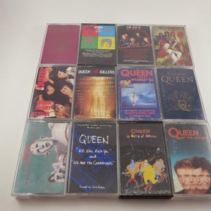 Vintage Queen Cassette Tapes: 1980s Rock Music