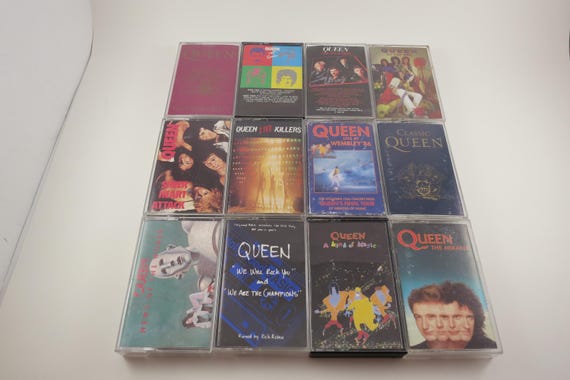 Vintage Queen Cassette Tapes: 1980s Rock Music