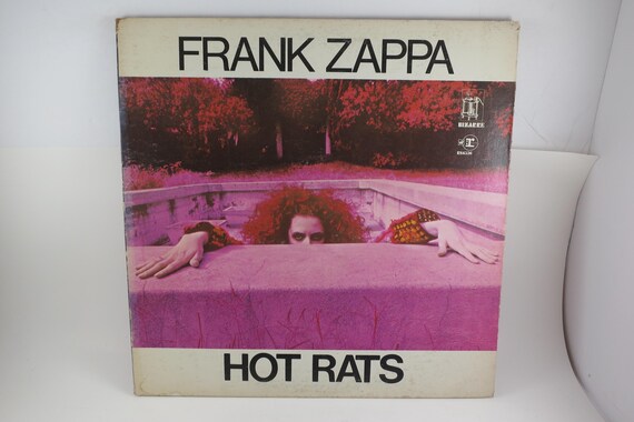 Vintage 1972 Vinyl LP Record Frank Zappa Hot Rats