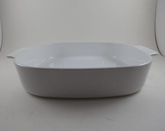 Vintage Corning Ware Skillet: 10x10 Inch All White A-10-B