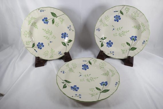 Set of 3 8 1/2 Inch Salad Plates Mikasa Avignon Country Classics DC403