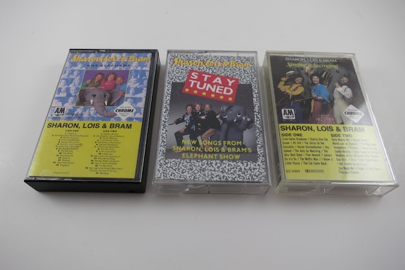 Sharon Lois & Bram Vintage Kids Cassette Tapes