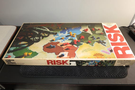 Vintage 1975 Parker Brothers Board Game RISK 100% Complete