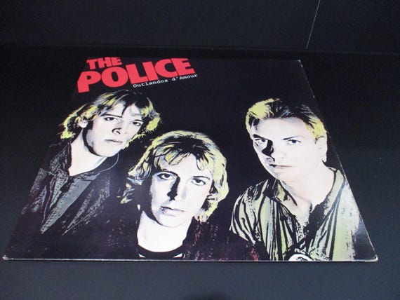 Vintage 1979 Vinyl LP Record The Police Outlandos d'Amour Excellent Condition Red Lettering Variation 69241