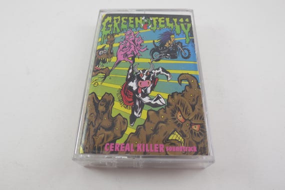 Vintage 1993 Cassette Tape Cereal Killer Soundtrack Green Jelly
