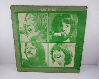 Beatles Rare Alternate Let It Be Get Back Artwork Cover LP Vinyl