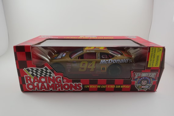 1998 Bill Elliott #94 McDonald's NASCAR Diecast Car: 50th Anniversary Edition