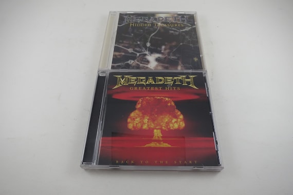 Megadeth CD's Heavy Metal Greatest Hits Hidden Treasures