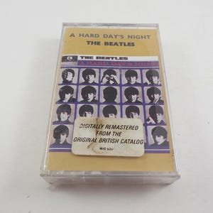 Vintage 1987 Beatles Cassette Tape: A Hard Day&#39;s Night Soundtrack - Sealed