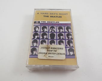 Vintage 1987 Beatles Cassette Tape: A Hard Day's Night Soundtrack - Sealed