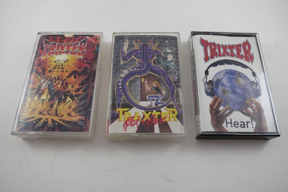 Vintage 1990 Trixter Cassette Tapes Rock N Race Hear Self Titled
