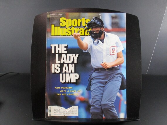 Vintage March 14, 1988 Sports Illustrated Magazine Pam Postema MLB Baseball Female Umpire Excellent Condition
