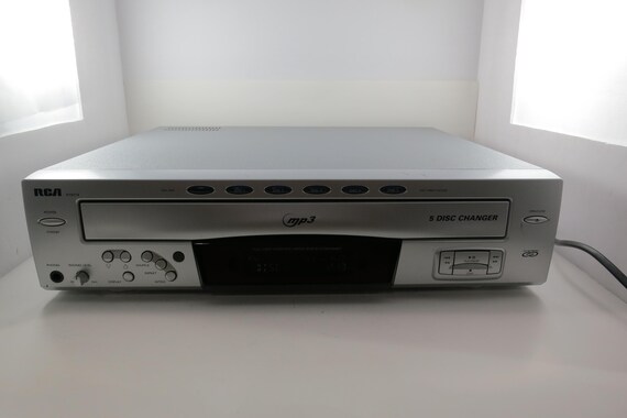 Vintage 2003 RCA MP3/5 Disc CD Changer Rotary Style with Original Manual Works Perfect