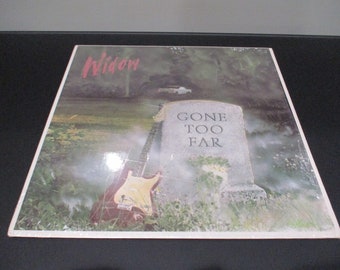 Vintage 1985 Vinyl LP Record Gone Too Far Widow Hard Rock Near Mint Condition in Shrink 63606