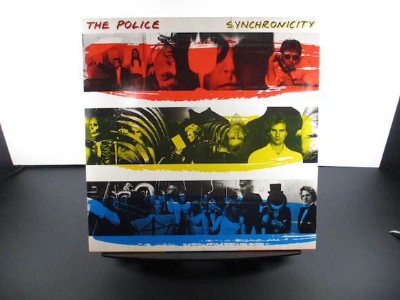 Vintage 1983 Vinyl LP Record The Police Synchronicity Excellent Condition Purple Translucent Vinyl RYB Cover 66357