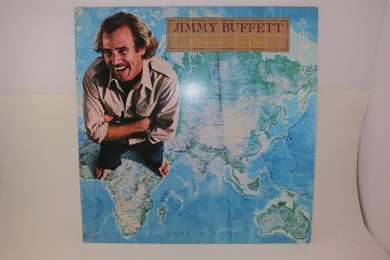 Vintage 1982 Vinyl LP Record Jimmy Buffett Somewhere Over China Near Mint Condition