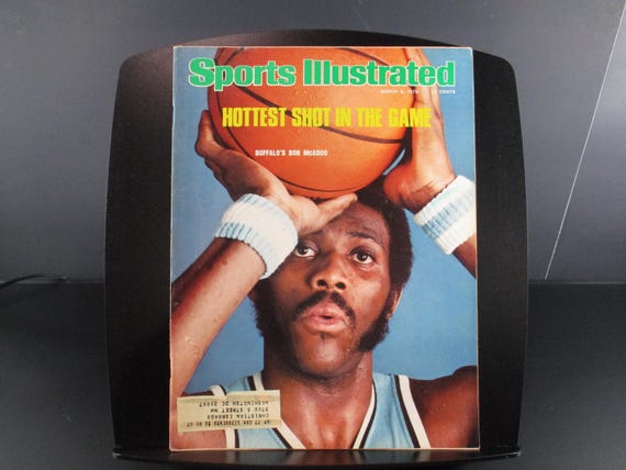 Vintage March 8, 1976 Sports Illustrated Magazine Bob McAdoo NBA Basketball