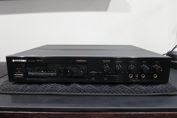 Vintage 1990 Pioneer MA-9 Mic Mixer Karaoke Digital Echo Japan