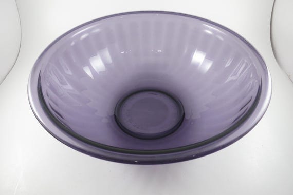 Vintage Pyrex Nesting Bowl #326 Amethyst/Purple Ribbed