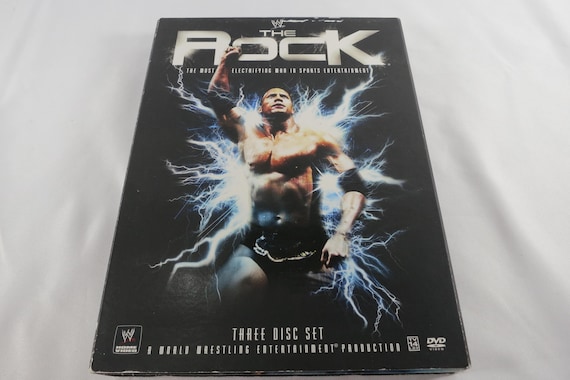 3 Disc DVD Set The Rock Most Electrifying Man in Sports WWE