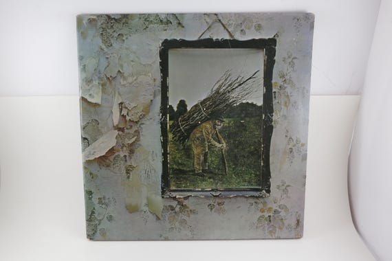 Vintage 1977 LP Vinyl Record Led Zeppelin IV (Untitled) Very Good